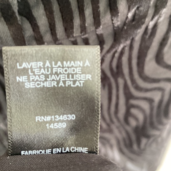 Anthropology Sunday in Brooklyn velvet black motif Tank Blouse, Size S, NWT - Picture 12 of 13